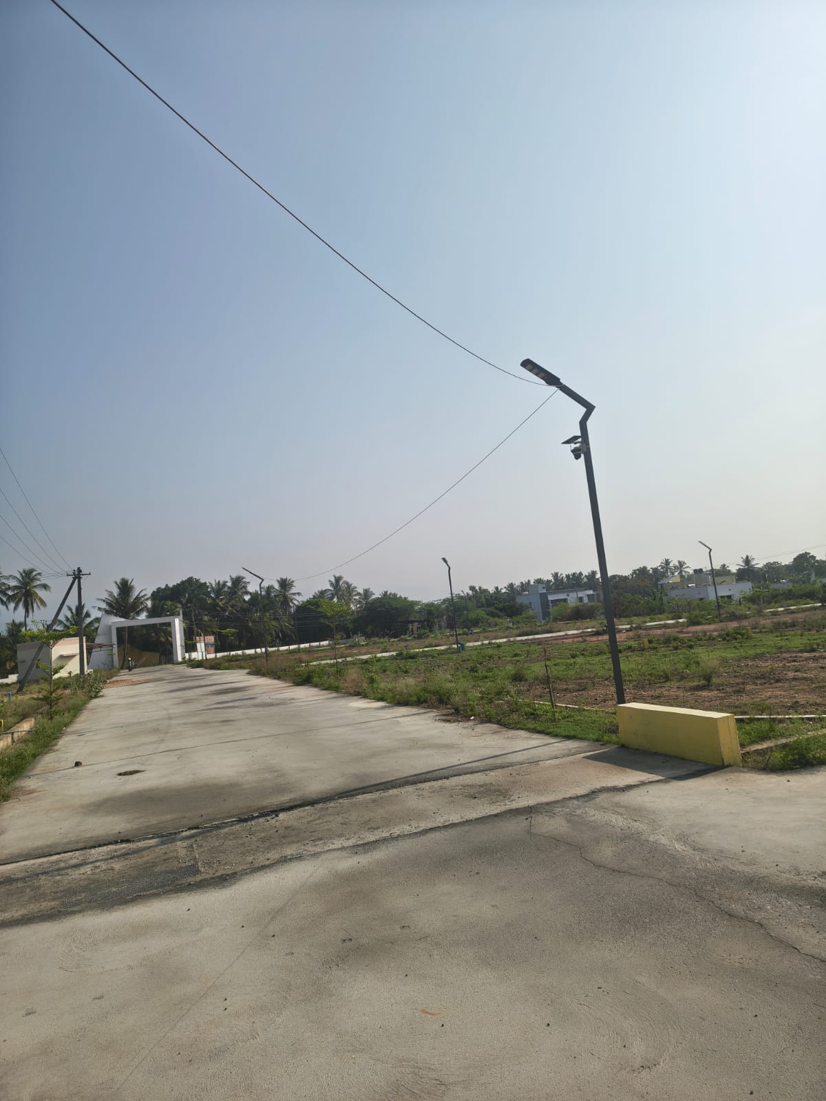 Internal road and plotted land promoted by Haridheesh